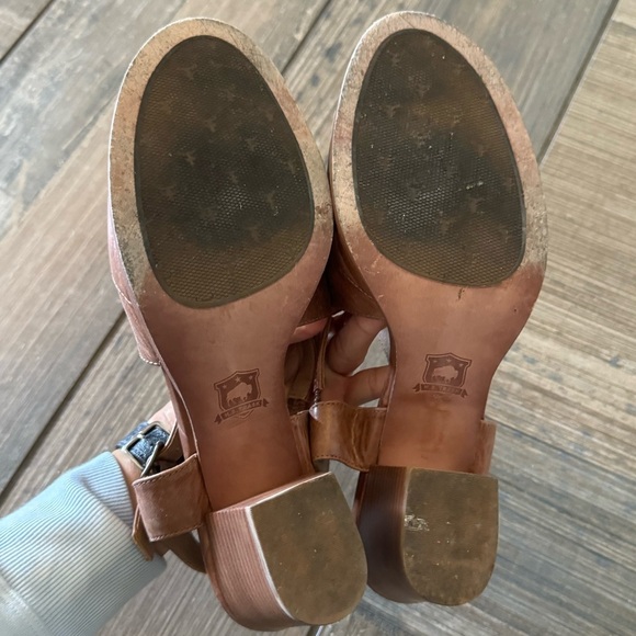 Trask Charlene Women's Heeled Leather Sandals Women's Size 10 - Picture 6 of 12